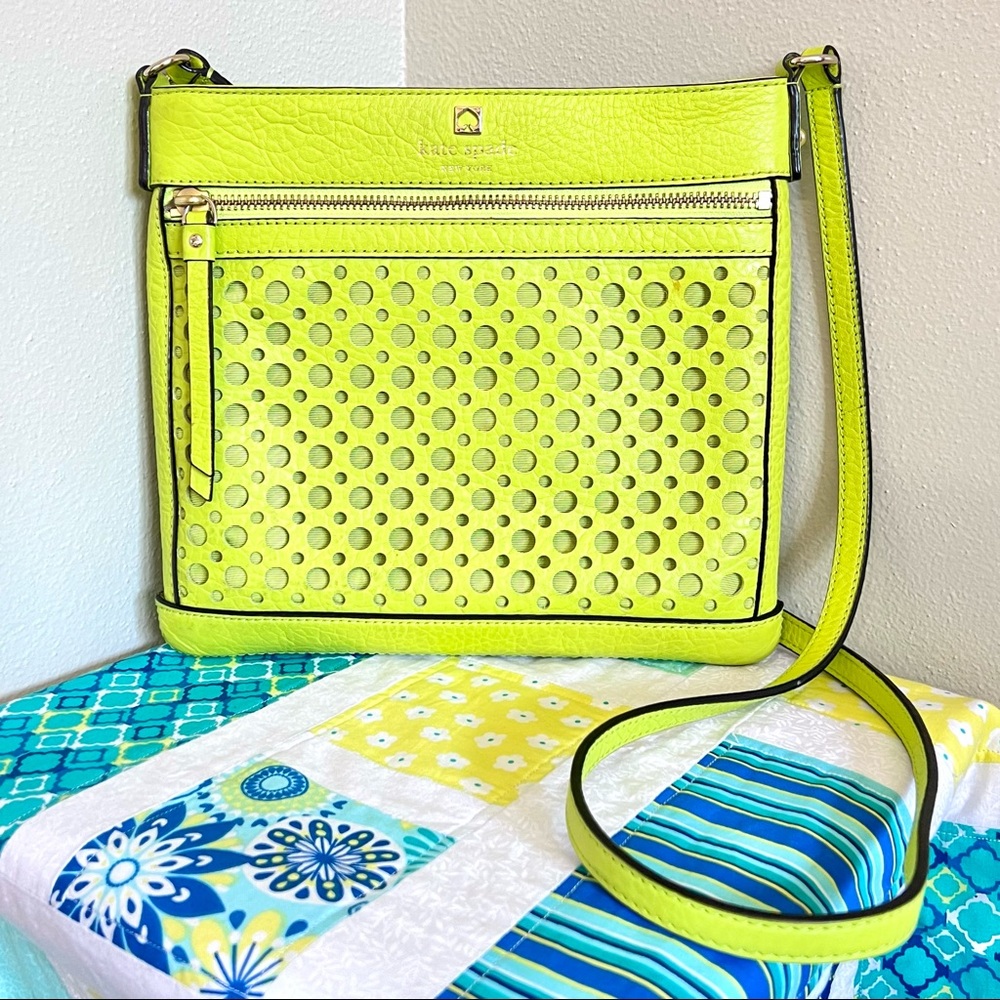 Kate Spade Crossbody, lime green